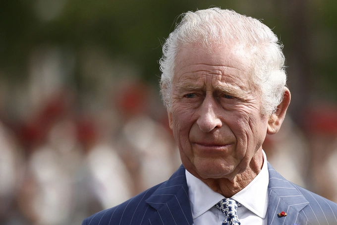 King Charles III in Paris, France Sep. 20, 2023. Photo by AP