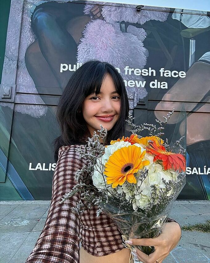 Lisa, a member of the K-pop group Blackpink. Photo from Lisas Instagram