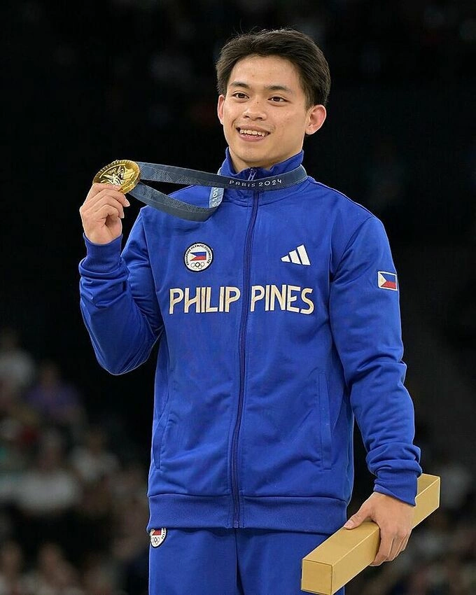 Filipino gymnast Carlos Yulo. Photo from International Gymnastics Federations Instagram