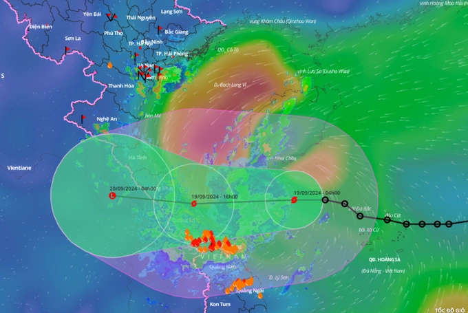 Storm Route Tropical storm to hit central Vietnam Thursday afternoon - VnExpress ...