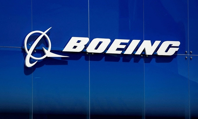A Boeing logo is seen at the 54th International Paris Airshow at Le Bourget Airport near Paris, France, June 18, 2023. Photo by Reuters