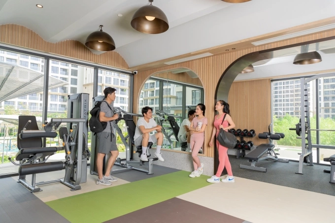 Masteri Center Point offers a modern gym with an array of equipment. Photo courtesy of Masterise Homes