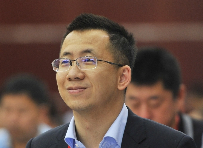 Zhang Yiming, founder and CEO of tech company Bytedance, attends a meeting in Fuzhou city, southeast Chinas Fujian province, 18 June 2016. Photo by Reuters