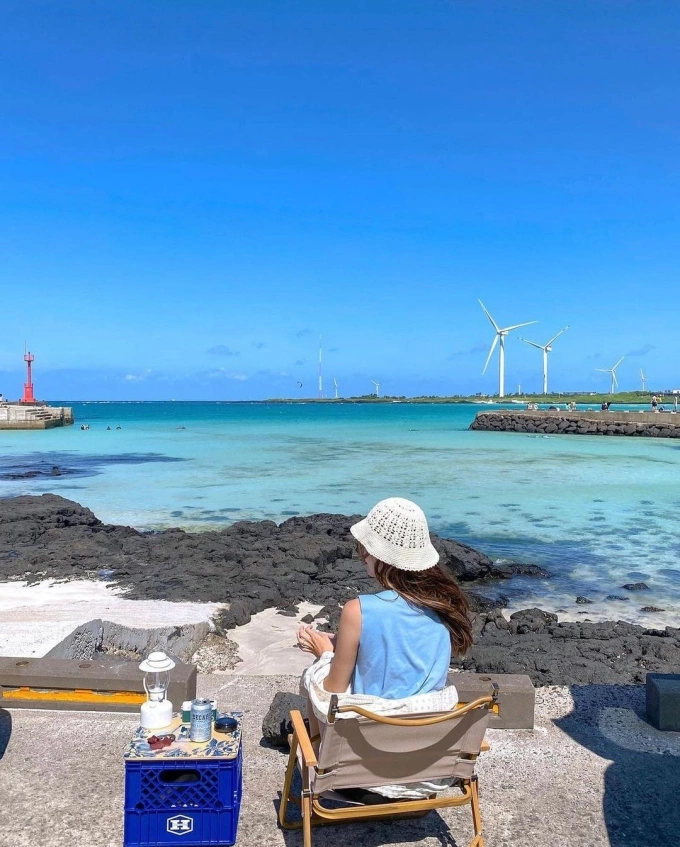 View of Jeju island. Photo from Instagram