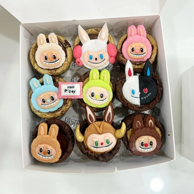 Labubu-themed food products. Photo from Instagram