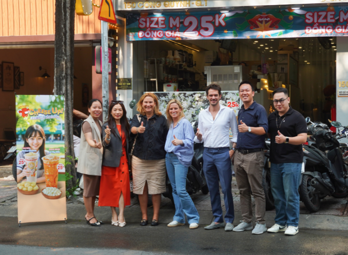 ToCoToCo and Bel Vietnam Co., Ltd. have partnered to create exquisite cheese boba. Photo courtesy of ToCoToCo