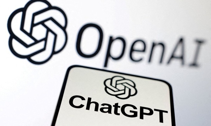 OpenAI and ChatGPT logos are seen in this illustration taken, Feb. 3, 2023. Photo by Reuters