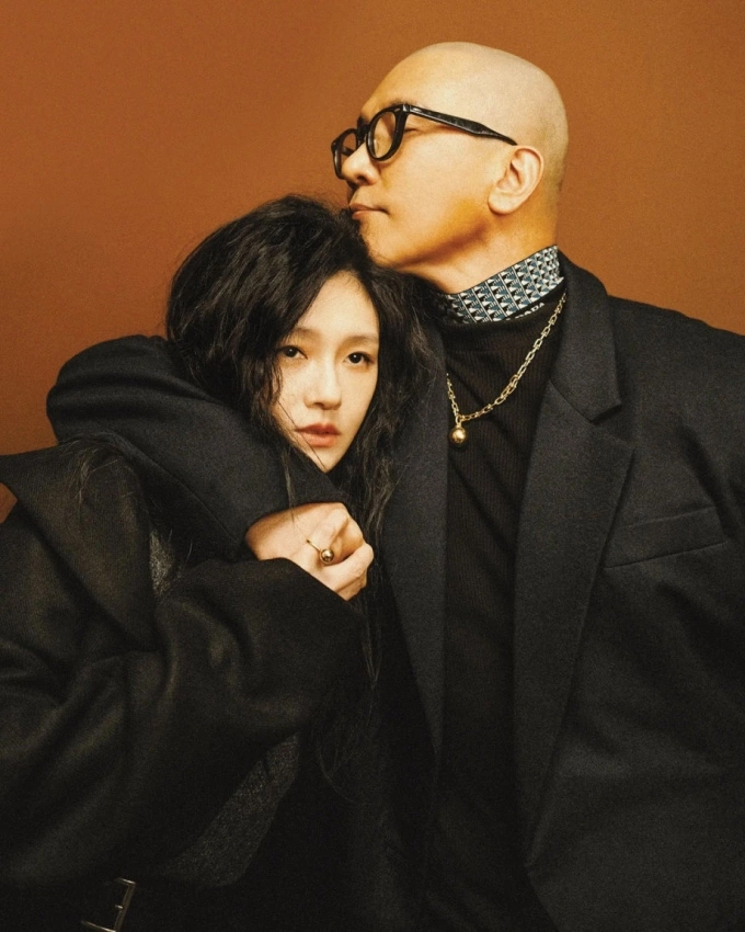 Taiwanese actress Barbie Hsu and South Korean husband DJ Koo. Photo from Facebook