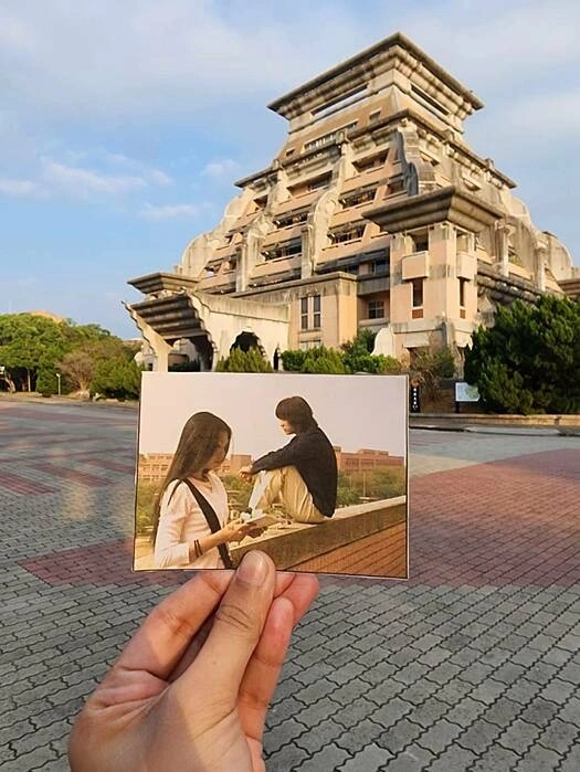 A photo posted by Tiktok user Michael Villamor shows the campus of National Chung Cheng University, a key filming location of the iconic drama series Meteor Garden.