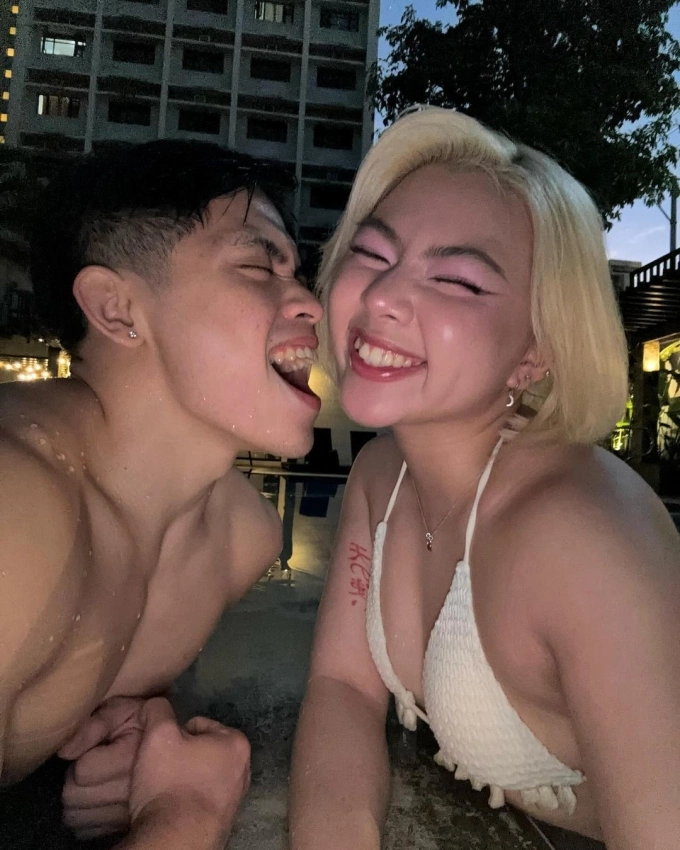 Carlos Yulo and his girlfriend Chloe San Jose. Photo by Instagram/@chloeanjeleigh