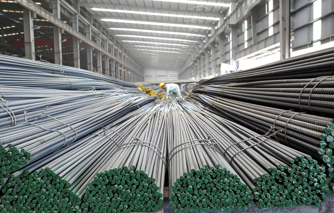 Hoa Phat Group steel inside a factory. Photo courtesy of Hoa Phat Group