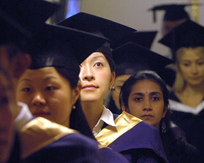 The commencement ceremony of the National University of Singapore (NUS) Law Faculty and other faculties at the NUS University Cultural Centre, July 3, 2007. Photo by SPH Media via AFP