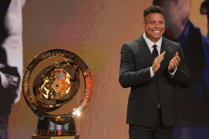 Ronaldo Nazario attends the 2025 Club World Cup draw in the U.S. in December 2024. Photo by Reuters