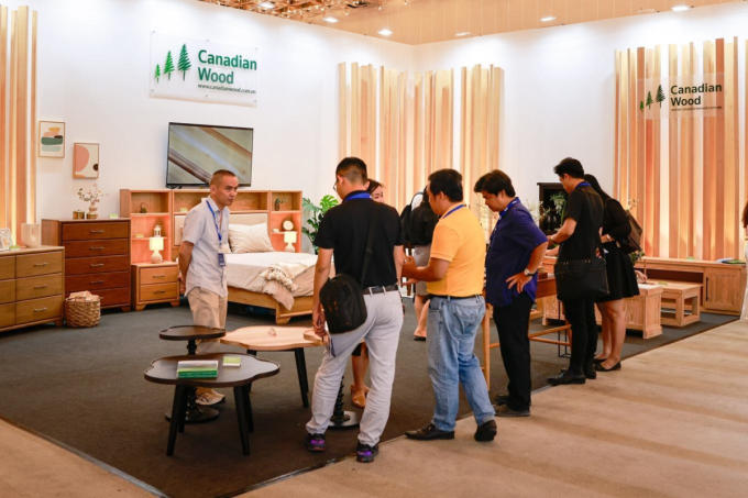 Canadian Wood exhibition space at HAWA Expo 2025. Photo courtesy of Canadian Wood