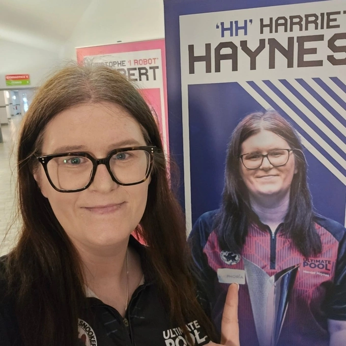 Transgender pool player Harriet Haynes. Photo by Instagram/@harriet.haynes