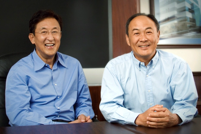 David Sun and John you. Photo with kindness Kingston Technology