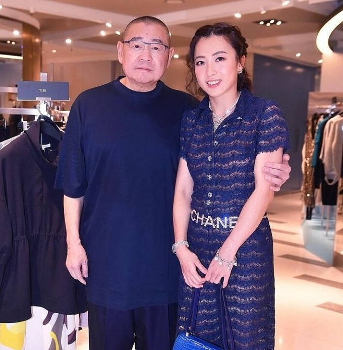 Hong Kong billionaire and real estate tycoon Joseph Lau and his wife Kimbee Chan. Photo courtesy of Chan’s Instagram