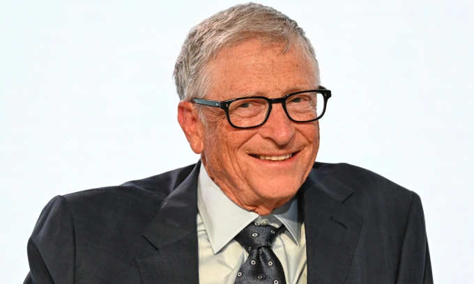 Microsoft co-founder and Chair of the Gates Foundation Bill Gates attends a session during the Philanthropy Asia Summit in Singapore on May 5, 2025. Photo by AFP