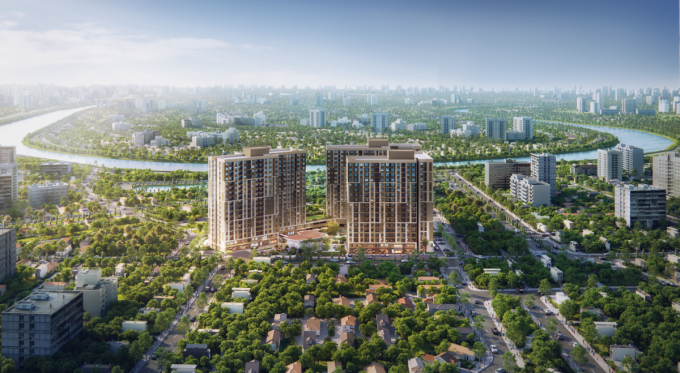 Design of the upcoming EHome project, which is implemented by Nam Long ADC in the northward expansion plan. Graphic courtesy of Nam Long Group