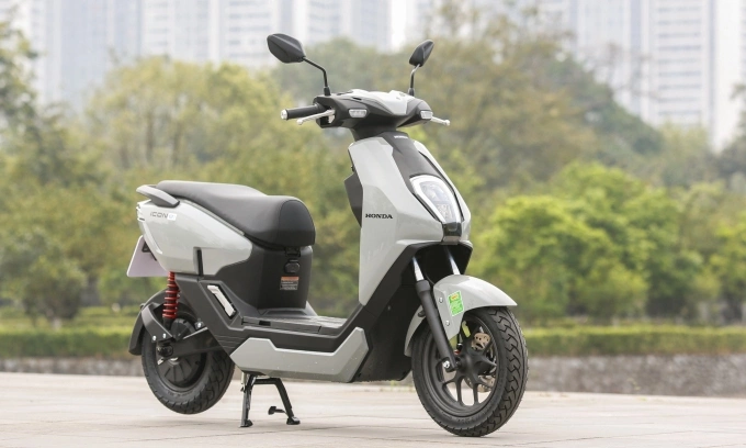 ICON e:, the first electric motorbike of Honda to be sold in Vietnam. Photo by VnExpress/Luong Dung