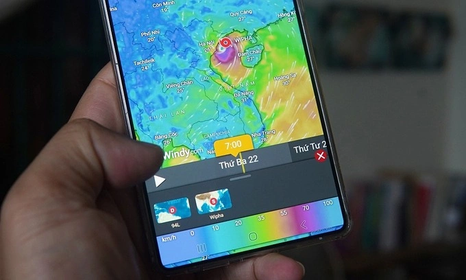 Iff Applications Weather app Windy becomes most downloaded in Vietnam - VnExpress ...
