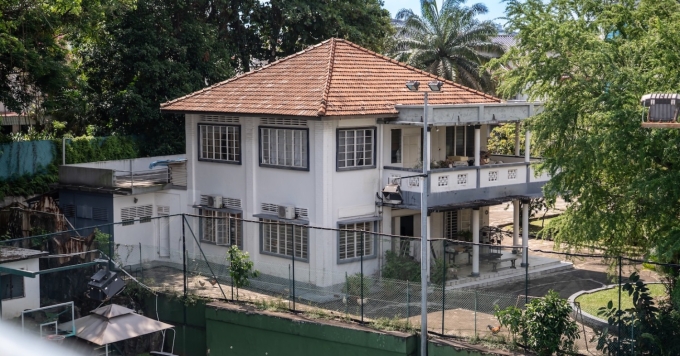 The bungalow listed for sale by the family of Green Bus Company co-founder Ong Chin Chuan. Photo courtesy of JLL