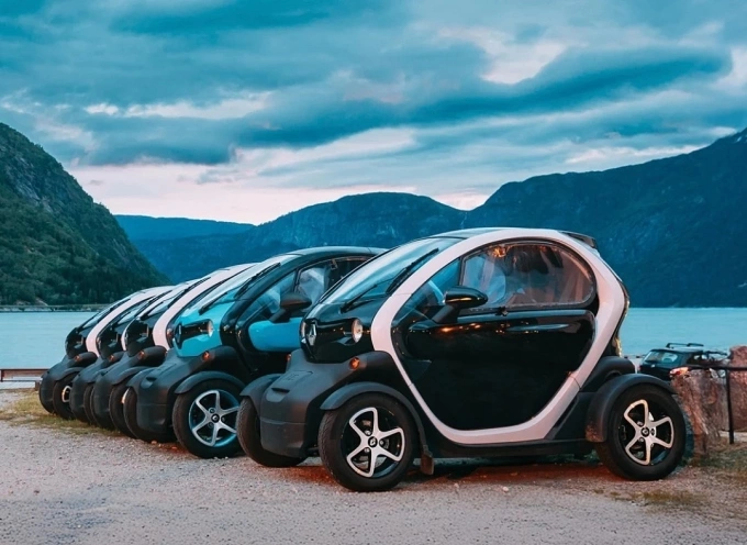 Electric cars in Norway. Photo from Instagram