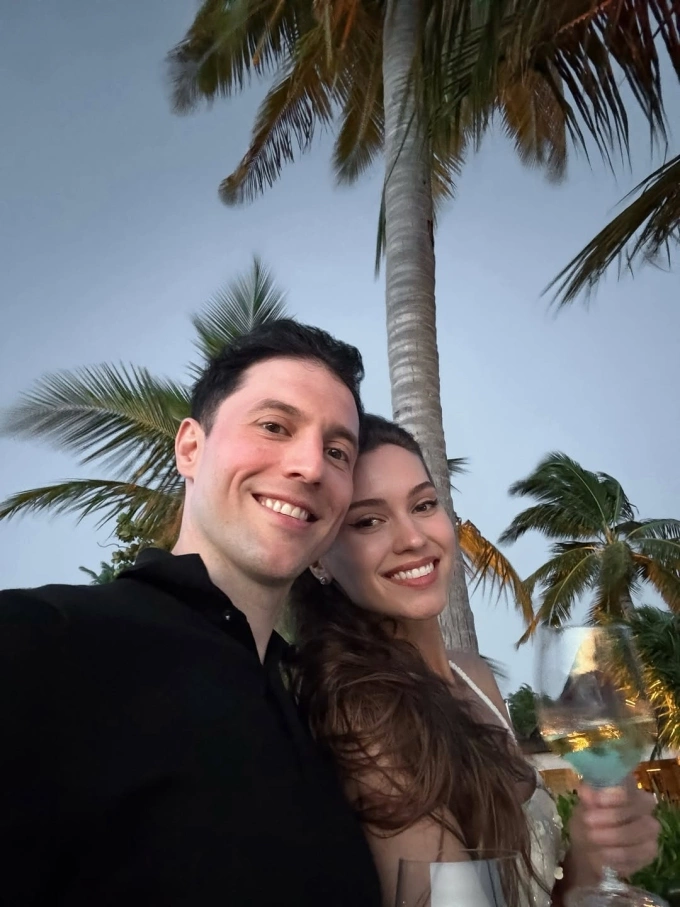 Miss Universe Russia 2017 Kseniya Alexandrova with her husband