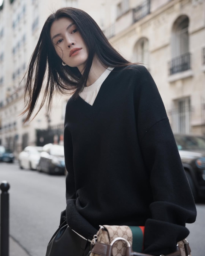 Chinese supermodel Sui He. Photo from Hes Instagram