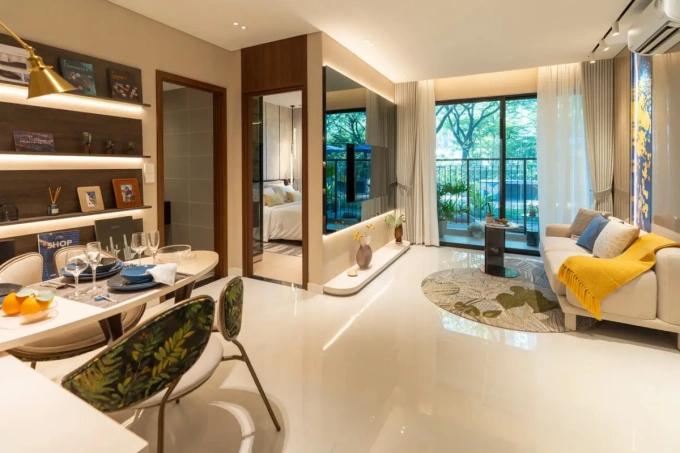 Inside an apartment. Photo courtesy of Setia Edenia