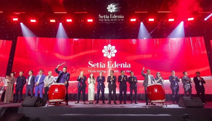 Developer and partners’ representatives at the event Elevating to Prosperity. Photo courtesy of Setia Edenia