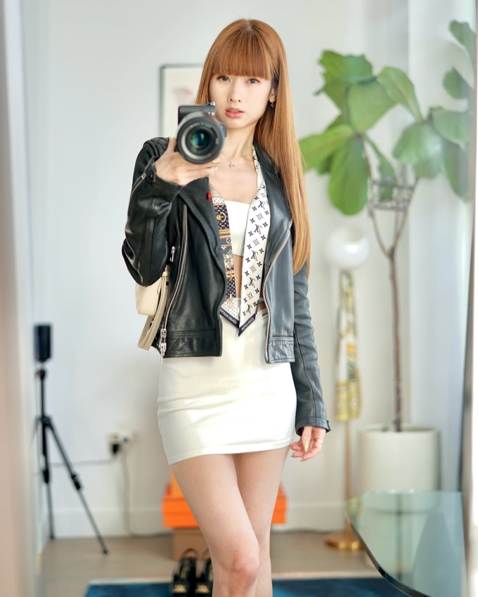 Pei Chung, who allegedly visited high-end restaurants in New York City without paying her bills. Photo from Chungs Instagram