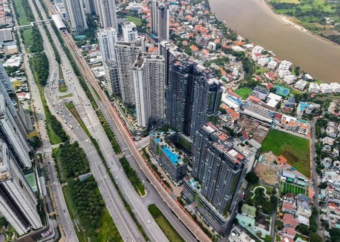 Buildings in HCMC in October 2025. Photo by VnExpress/Quynh Tran
