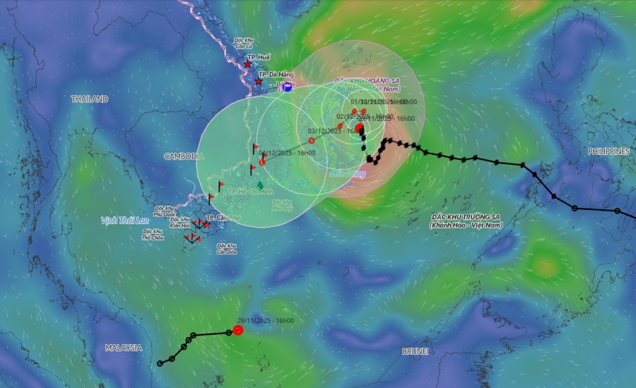 Politics Tropical depression heading north into East Sea