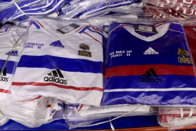 Suspected fake Adidas items seized in Hanoi. Photo courtesy of the Domestic Market Surveillance and Development Agency