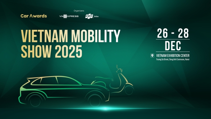 A promotional image of the Vietnam Mobility Show 2025. Photo by VnExpress