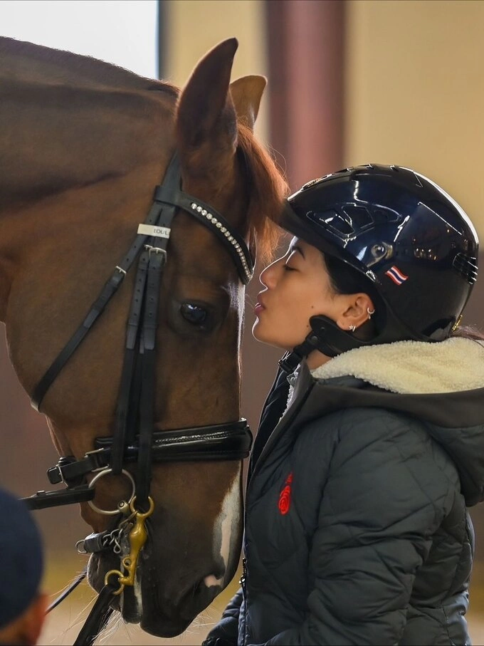 Princess Sirivannavari began riding horses at the age of nine. Photo from Instagram/@hrhsirivannavari