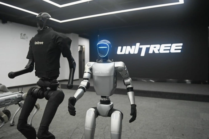 Unitree Robotics humanoid robots. Photo courtesy of Unitree Robotics