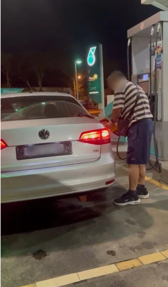 A screenshot from the viral video. Photo from Threads