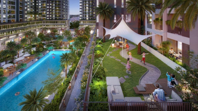The One Stop Living Hub model delivers a premium living experience for residents of The Win City. Photo courtesy of Thang Loi Group