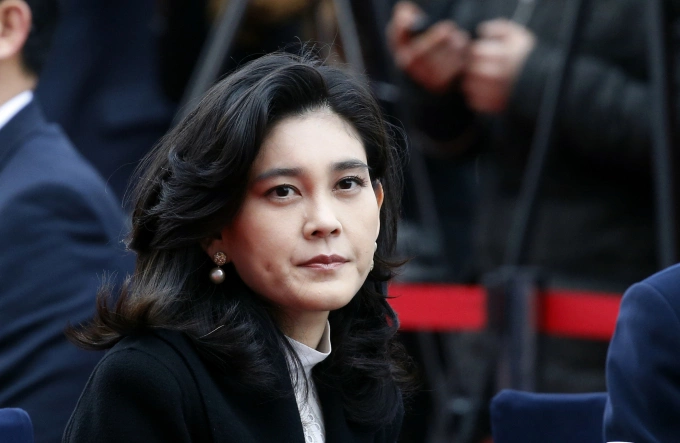 Lee Boo-Jin, President and chief executive of Hotel Shilla, attends an opening ceremony of Shilla IPark Duty Free shop in Seoul, South Korea, March 25, 2016. Photo by Reuters