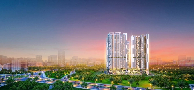 Perspectives of Phu My Hung Harmonie towers. Photo courtesy of Phu My Hung