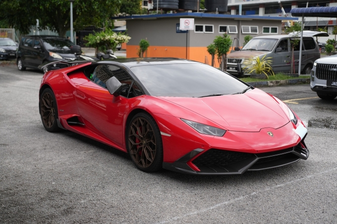 One of the luxury cars seized by Malaysia’s Road Transport Department. Photo from the departments Facebook