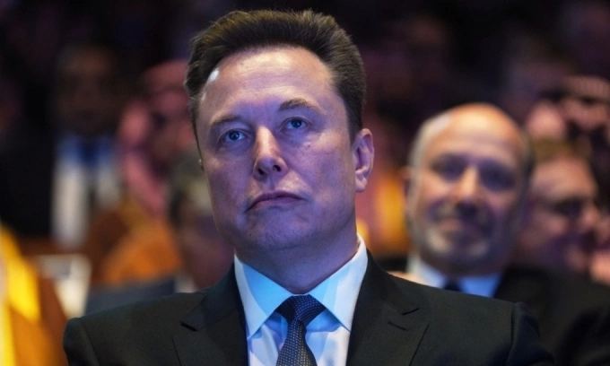 Elon Musk attconcludes an investment forum in Washington in November 2025. Photo by AP