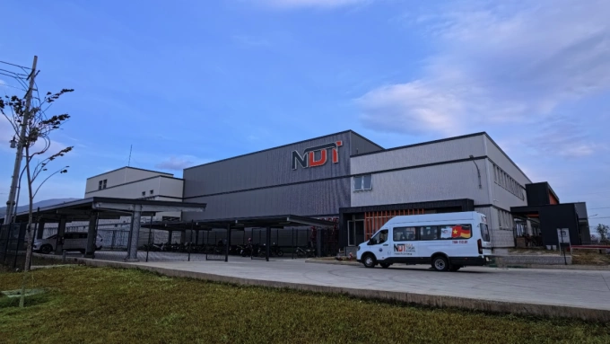 The Ninh Thuan Dyeing Textile Project, with a total investment of VND638 billion, has officially started operation. Photo courtesy of Du Long Industrial Park.