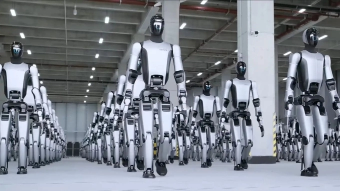 Humanoid robots Walker S2 developed by Chinese robotics firm UBTECH. Photo courtesy of UBTECH Robotics