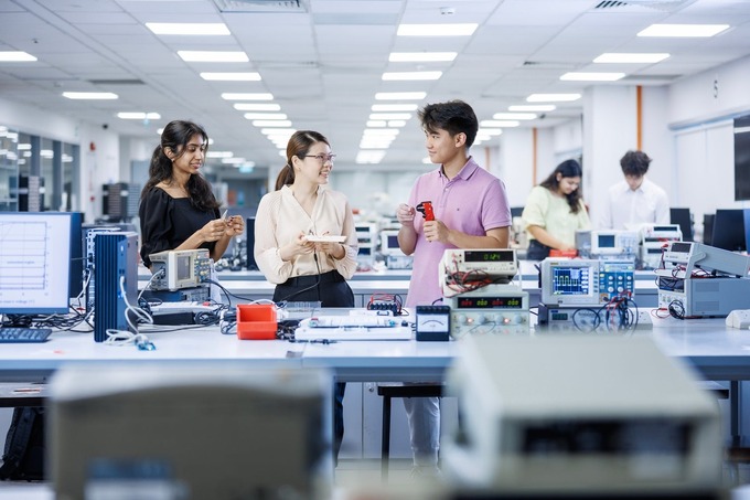 Students at the Southeast Asian university ranked 10th in the 2026 Times Higher Education World University Rankings by subject for engineering. Photo courtesy of the university