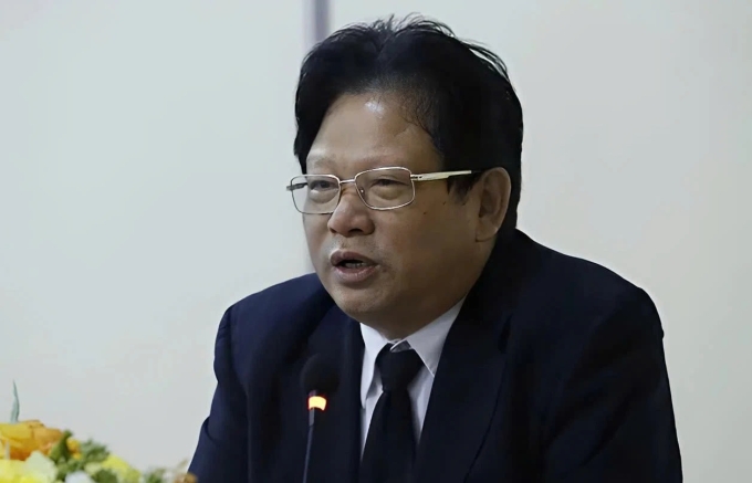 Dao Huu Huyen, chairman of Duc Giang Chemicals Group, before being arrested. Photo courtesy of the Ministry of Public Security