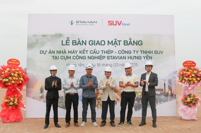 Land handover for subleased plots at the project site. Photo courtesy of Stavian Industrial Park