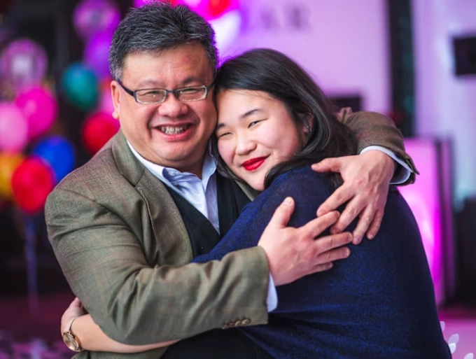 Yeoh Pei Xien and her father, Dato Mark Yeoh – executive director at YTL Corporation. Photo courtesy of Yeoh Pei Xien